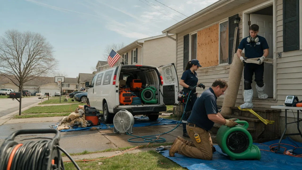 Water Damage Restoration in Embarrass, WI near me